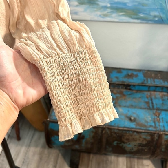 Broadway 38, Fantastic Piece!Barely Peach Knit Blend Blouse,Absolute Stunner,XL - Picture 7 of 12